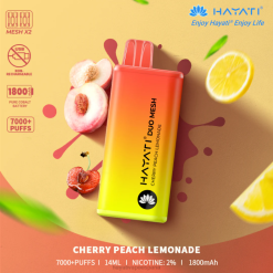 Hayati Duo Mesh desechable 20XX168 - Hayati Flavours España limonada de cereza y durazno