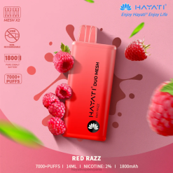 Hayati Duo Mesh desechable 20XX179 - Hayati España razz rojo