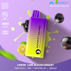 Hayati Duo Mesh desechable 20XX187 - Hayati Flavour Vapes lima limón grosella negra
