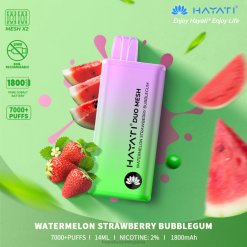 Hayati Duo Mesh desechable 20XX192 - Hayati Vape Flavours sandía fresa chicle