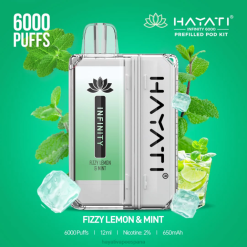 Hayati Infinity 6000 kits de cápsulas 20XX147 - Hayati Flavour Vapes limón y menta gaseosos