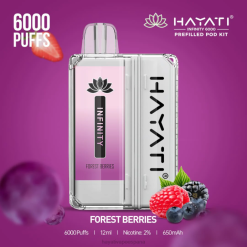 Hayati Infinity 6000 kits de cápsulas 20XX148 - Hayati Flavours España bayas del bosque
