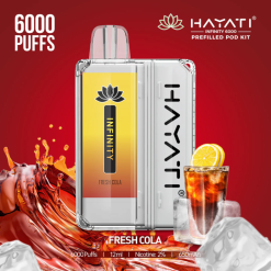 Hayati Infinity 6000 kits de cápsulas 20XX149 - Hayati España refresco de cola