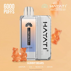 Hayati Infinity 6000 kits de cápsulas 20XX151 - Hayati Vape España ositos de goma