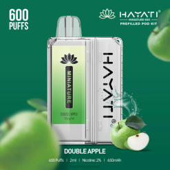 Hayati Miniature kits de 600 cápsulas 20XX32 - Hayati Vape Flavours manzana doble