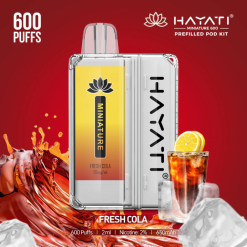 Hayati Miniature kits de 600 cápsulas 20XX35 - Hayati Vape Review refresco de cola