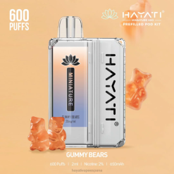Hayati Miniature kits de 600 cápsulas 20XX37 - Hayati Flavour Vapes ositos de goma