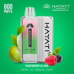 Hayati Miniature kits de 600 cápsulas 20XX43 - Hayati Vape Liquid frambuesa y lima