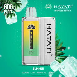Hayati Miniature kits de 600 cápsulas 20XX48 - Hayati Flavours España verano