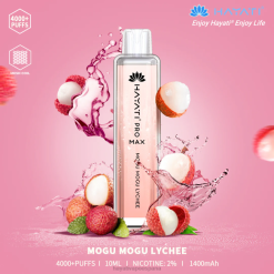 Hayati Pro Max desechable 20XX112 - Hayati Vape Flavours lichi mogu mogu