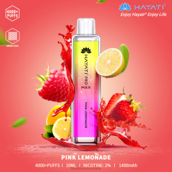 Hayati Pro Max desechable 20XX115 - Hayati Vape Review limonada rosa