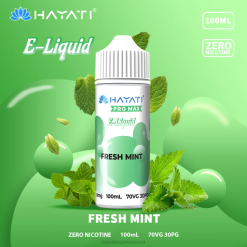 Hayati Pro Max sales de nic 20XX255 - Hayati Vape Review menta fresca