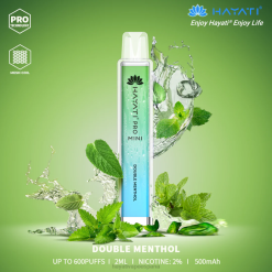 Hayati Pro Mini desechable 20XX8 - Hayati Flavours España doble mentol