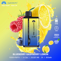 Hayati Pro Ultra desechables 15000 inhalaciones 20XX197 - Hayati Flavour Vapes arándano frambuesa limón