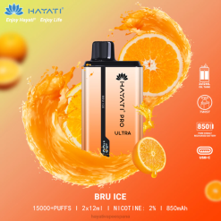 Hayati Pro Ultra desechables 15000 inhalaciones 20XX198 - Hayati Flavours España bru hielo