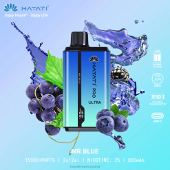 Hayati Pro Ultra desechables 15000 inhalaciones 20XX207 - Hayati Flavour Vapes señor azul
