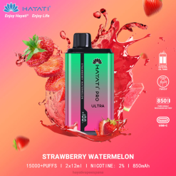Hayati Pro Ultra desechables 15000 inhalaciones 20XX211 - Hayati Vape España sandia fresa