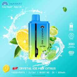 Hayati Pro Ultra desechables 15000 inhalaciones 20XX218 - Hayati Flavours España hielo cristalino/cítricos helados