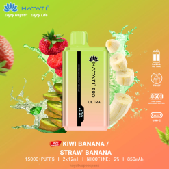 Hayati Pro Ultra desechables 15000 inhalaciones 20XX222 - Hayati Vape Flavours plátano kiwi/plátano fresa