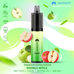 Hayati Twist desechable 20XX68 - Hayati Flavours España manzana doble