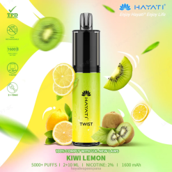 Hayati Twist desechable 20XX73 - Hayati Vape Liquid kiwi limon