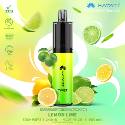 Hayati Twist desechable 20XX75 - Hayati Vape Review Lima Limon