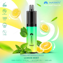 Hayati Twist desechable 20XX76 - Hayati Flavour List menta Limón