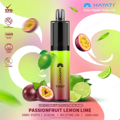 Hayati Twist desechable 20XX78 - Hayati Flavours España lima limón maracuyá