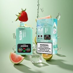 Razz Bar 40000 Caladas Fresa Helada_Bayas Mixtas Pantalla de Potencia